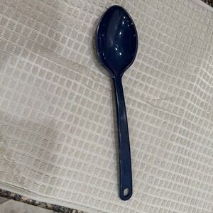 Pyrex Traditions Navy Blue Nylon Serving Spoon Kitchen Utensil Heat Resistant